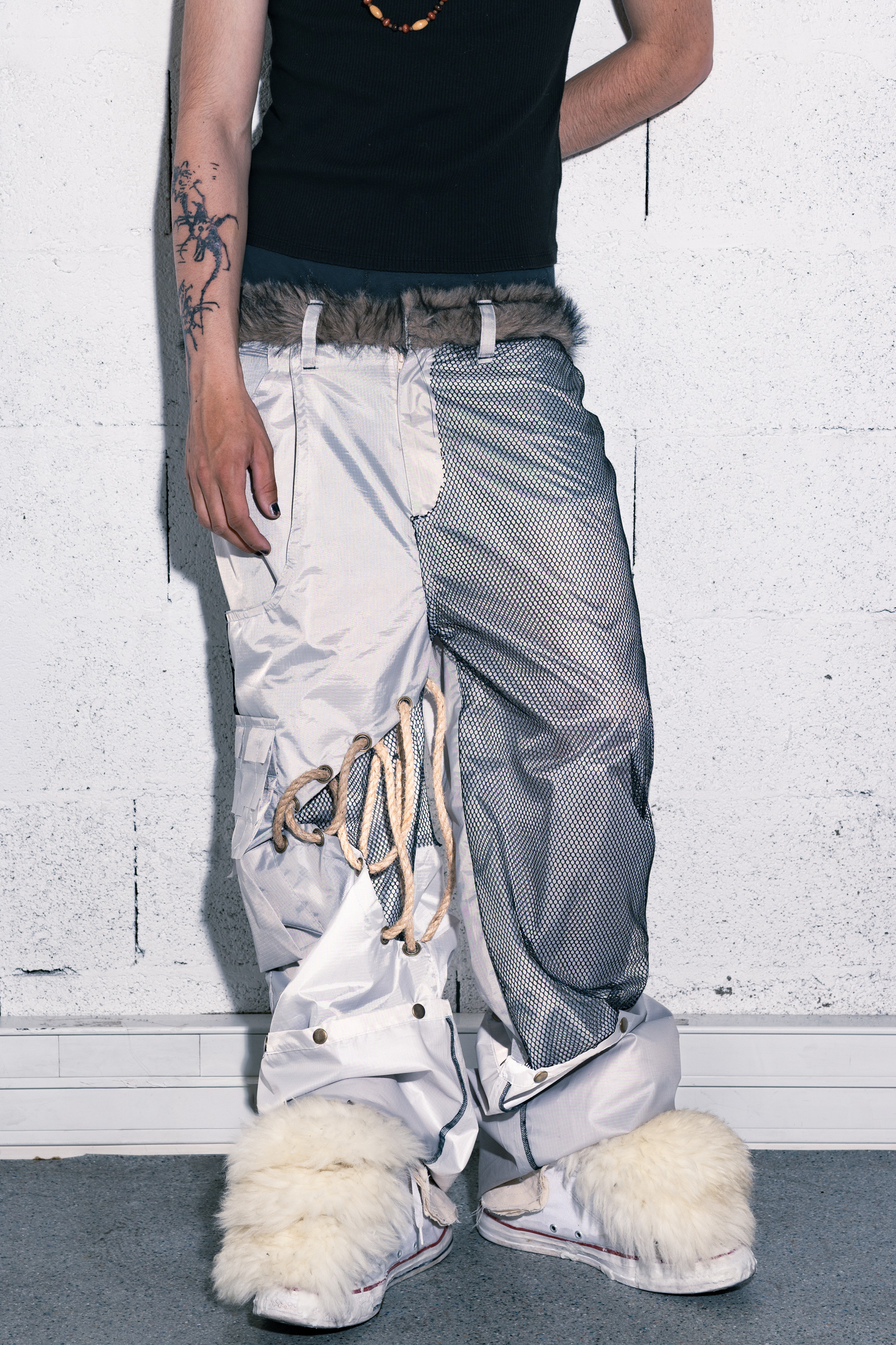 Kimono pants detail, BA1 final project, shot by bstn_visuals
